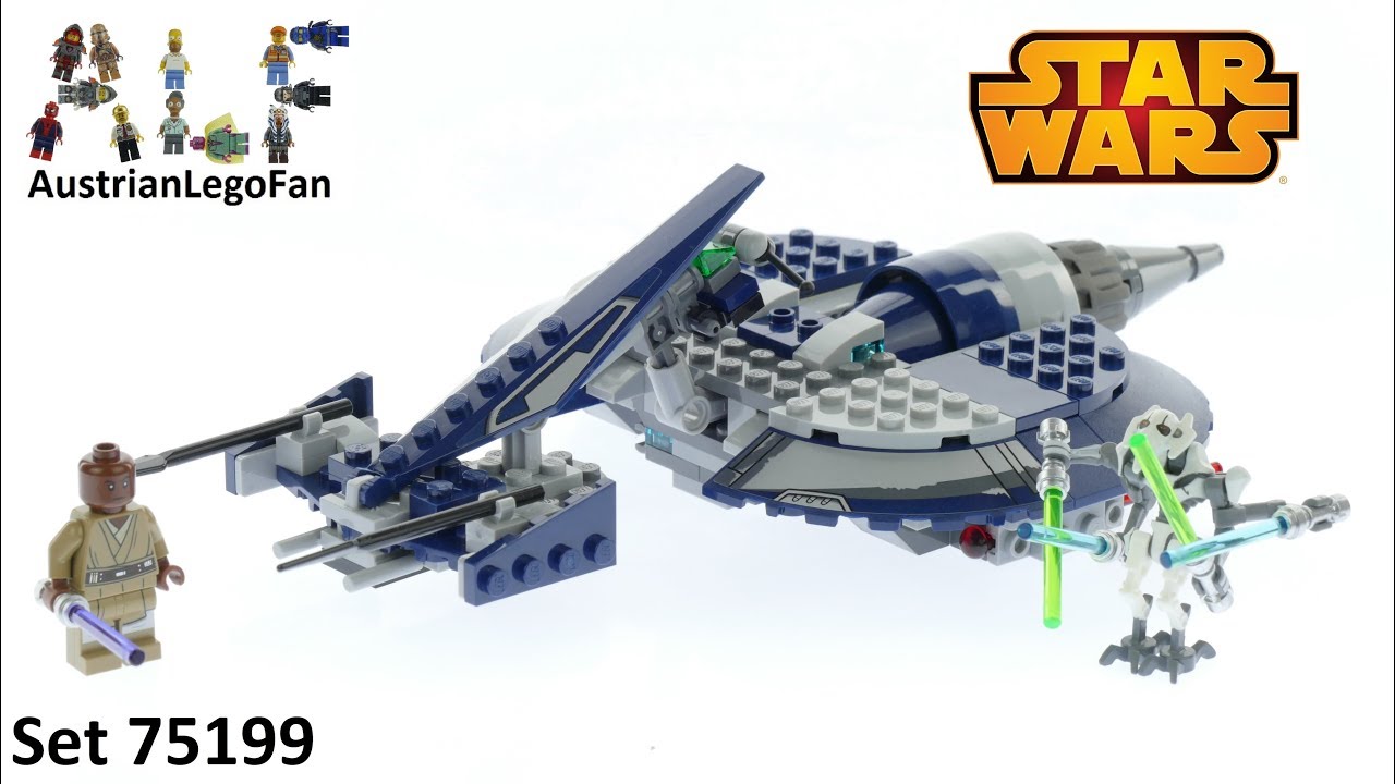 Lego Star Wars 75199 General Grievous Combat Speeder - Lego Speed Build Review
