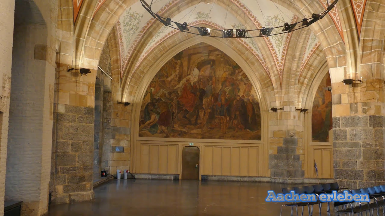 DAS AACHENER RATHAUS VON INNEN INKLUSIVE NICHT ZUG&Auml;NGLICHE BEREICHE GRANUSTURM 4K