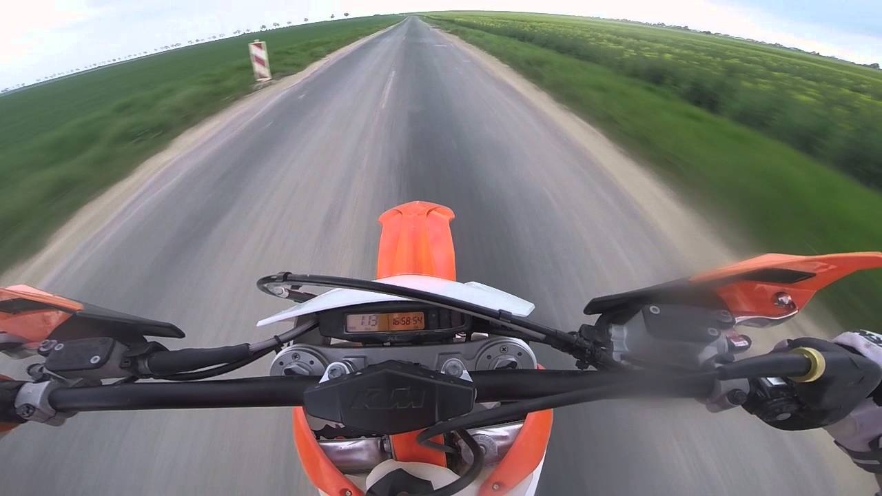 KTM 250 EXC TOP SPEED