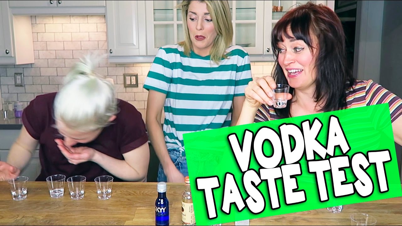 VODKA TASTE TEST // Grace Helbig