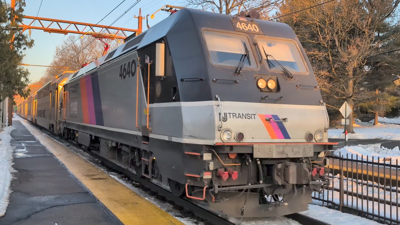 Railfanning NJ Transit at Short Hills 2-11-26: 4640 Disco Stripe Heritage Unit, 6012 K5LLA, & more!