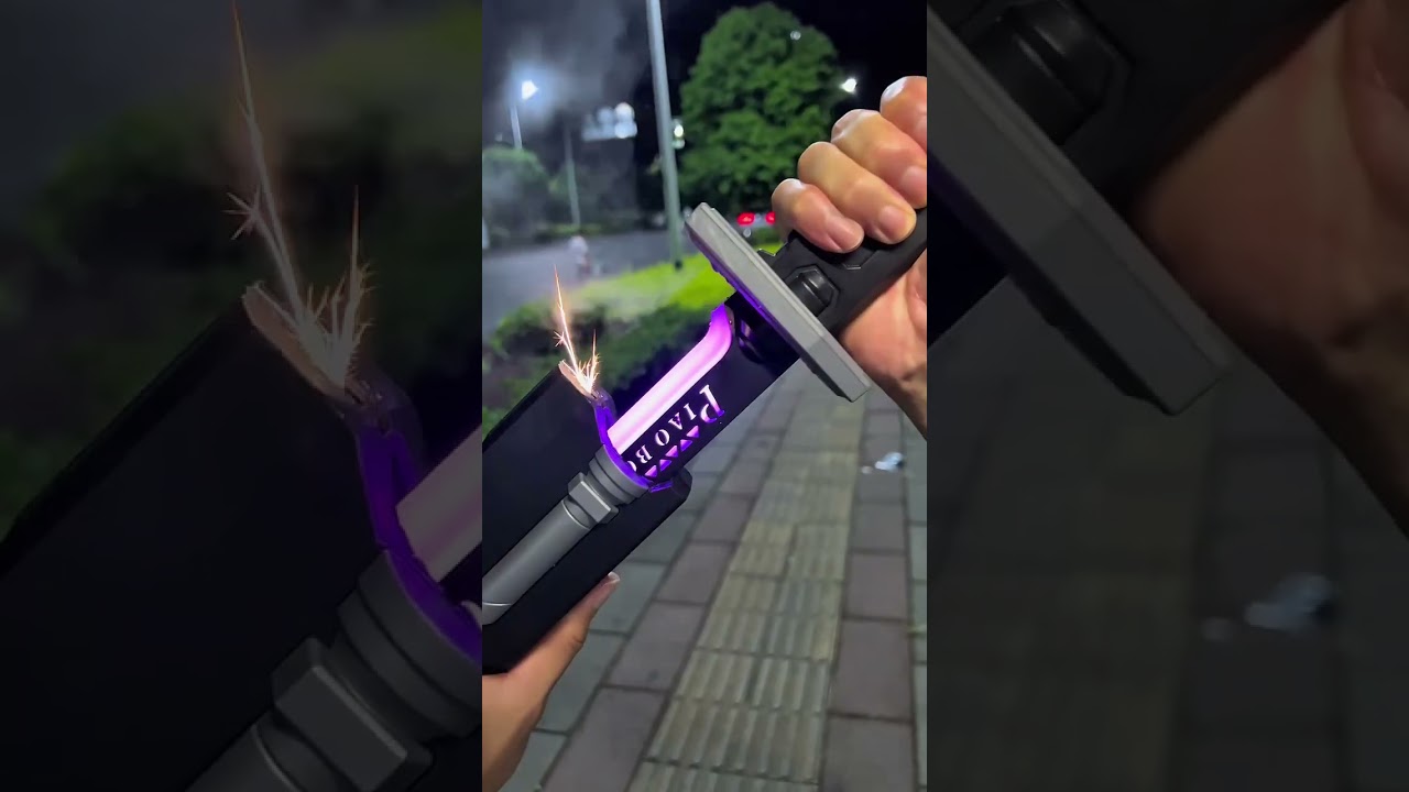 #the most explosive lightsaber #retractable sword