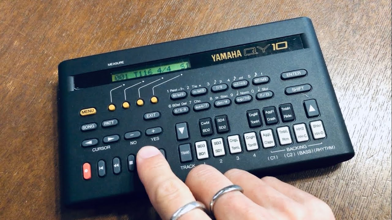 BEHIND THE MASK (YMO cover) with YAMAHA QY10