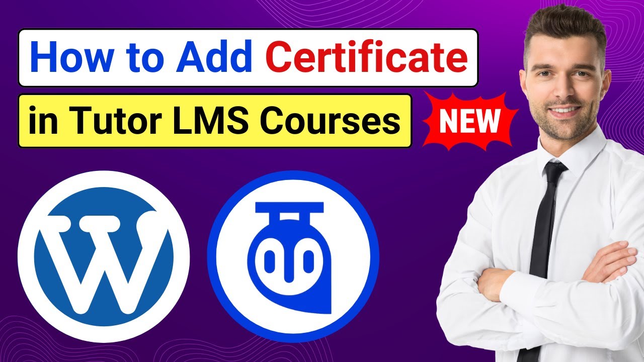 How to Create Certificate in Tutor LMS Course (NEW) | Add + Verify Tutor LMS Certificate, Full Guide