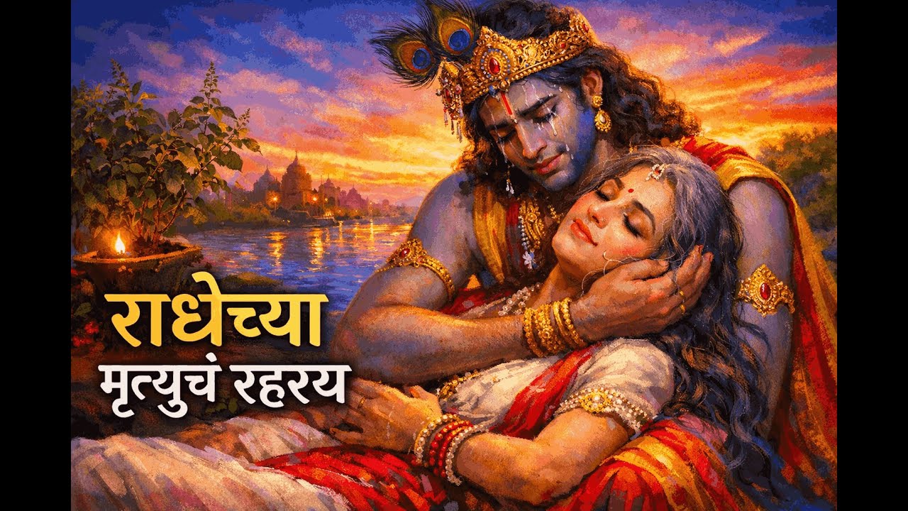 राधेच्या मृत्यूचे रहस्य | राधा-कृष्णांची अपूर्ण प्रेमगाथा | marathi story 