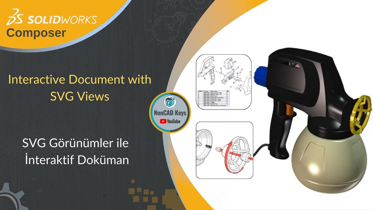 SOLIDWORKS Composer - 📒 Interactive Document with SVG Views 💡