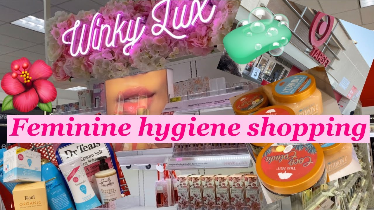 FEMININE HYGIENE🌸 AND CURLY HAIR SHOPPING HAUL AT TARGET🧼