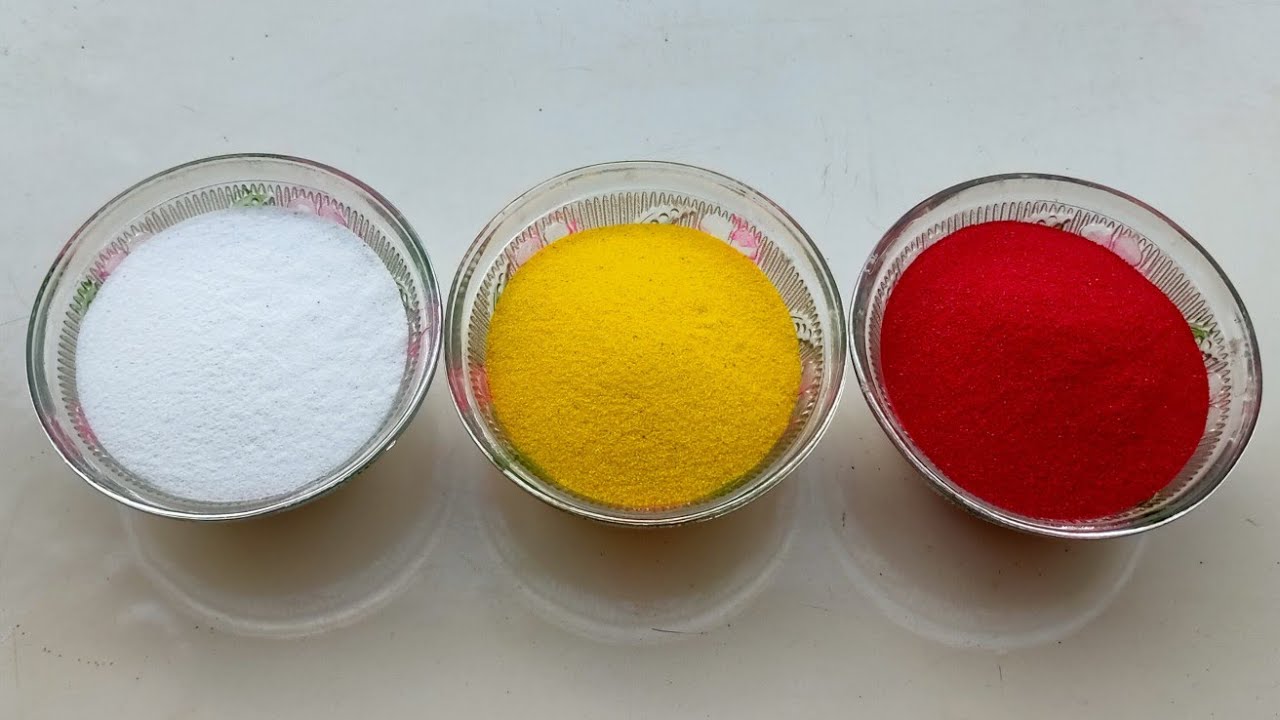 3 easy rangolis by using only 3 colours|| Satisfying Rangoli Art, Relaxing Rangoli Art Videos