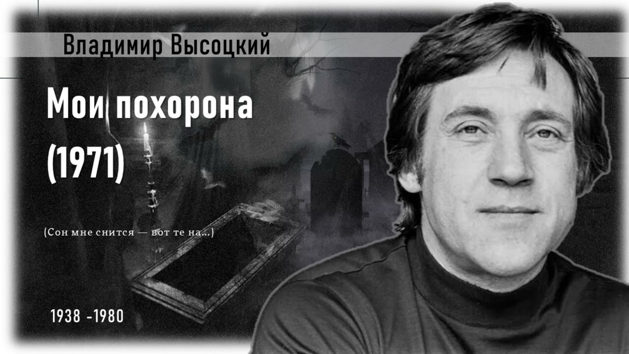 Высоцкий В. Мои похорона (Сон мне снится...)