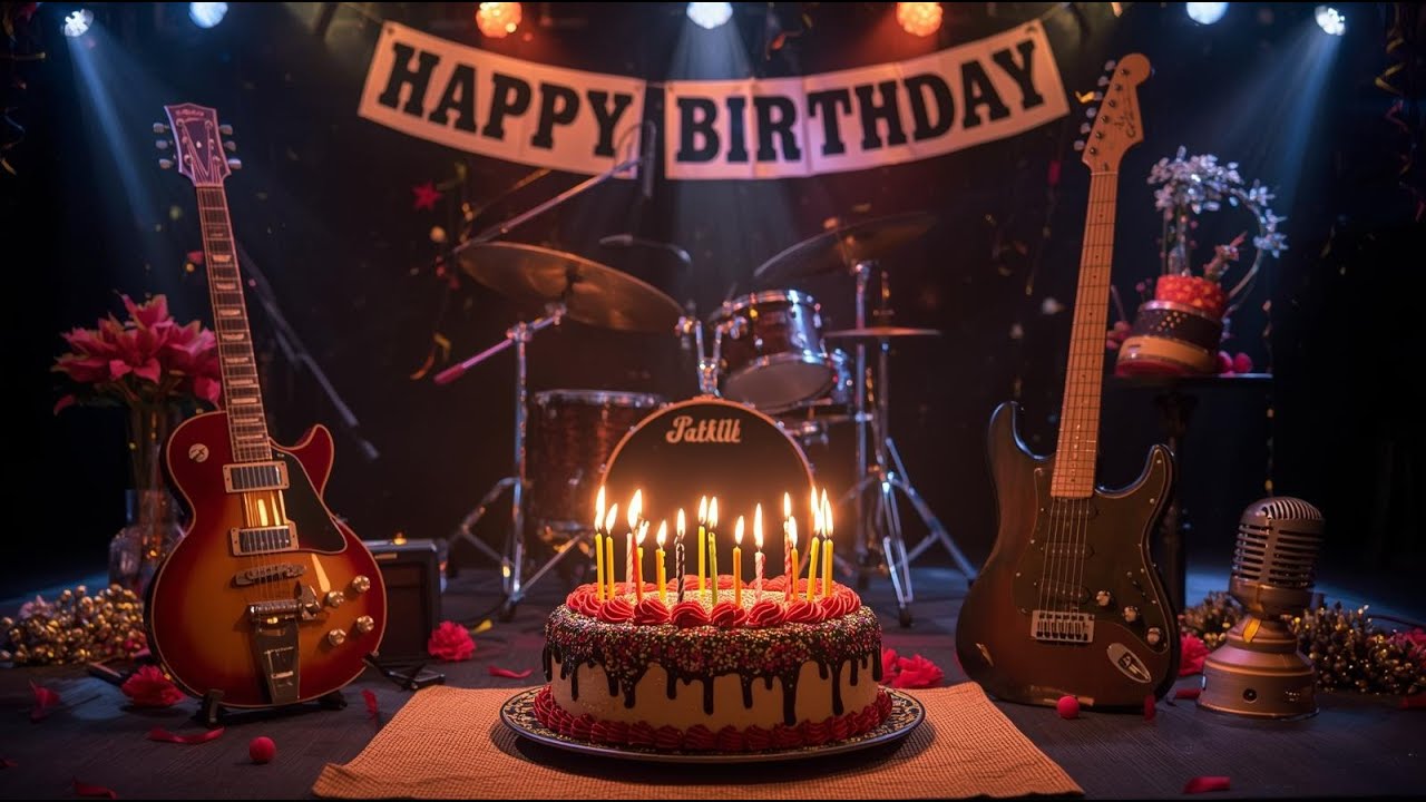 Happy Birthday 🤘 | Rock Version 🎸 Energetic Birthday Song