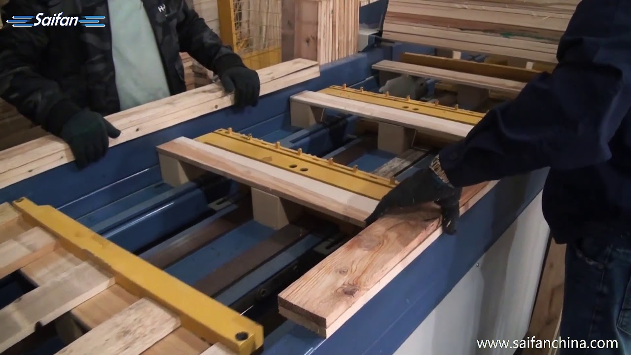 SF1000-1 Automatic Hydraulic nailing line for block pallet