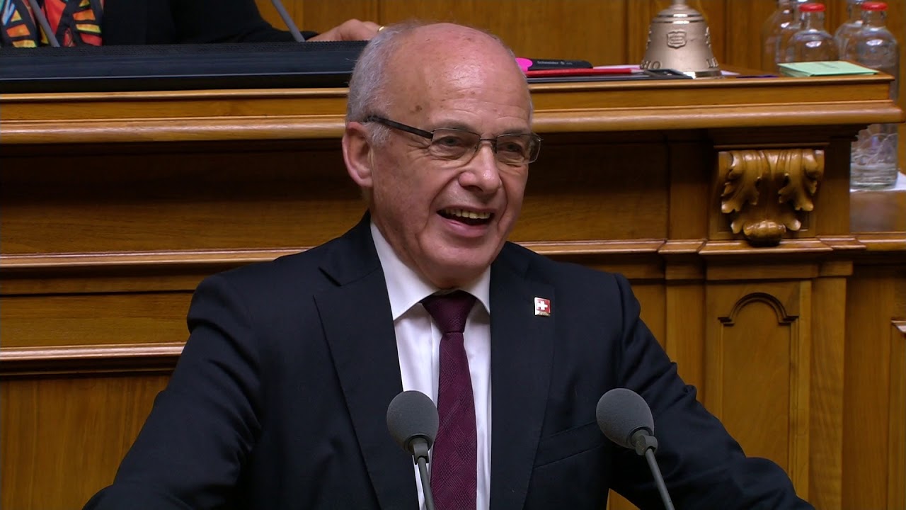 Ansprache von Ueli Maurer nach seiner Wahl zum Bundespräsident 2019