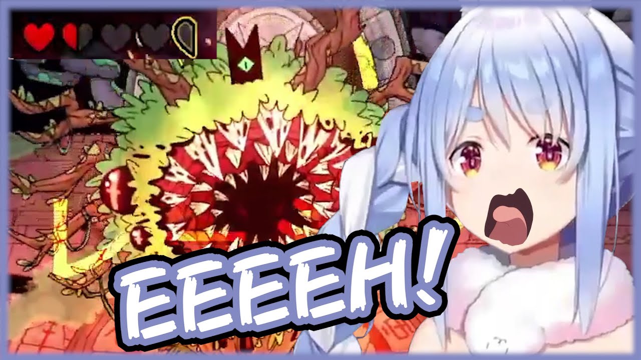 Pekora Beat Leshy With Only One And Half Heart Left On Her First Try 【Hololive / Eng Sub】