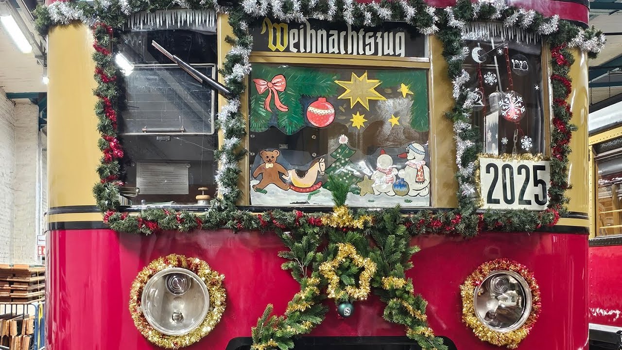 Weihnachtszug 2025 ~ Zur&uuml;ck nach Erkner ~ Zweite Adventsfahrt [6.12.2025]