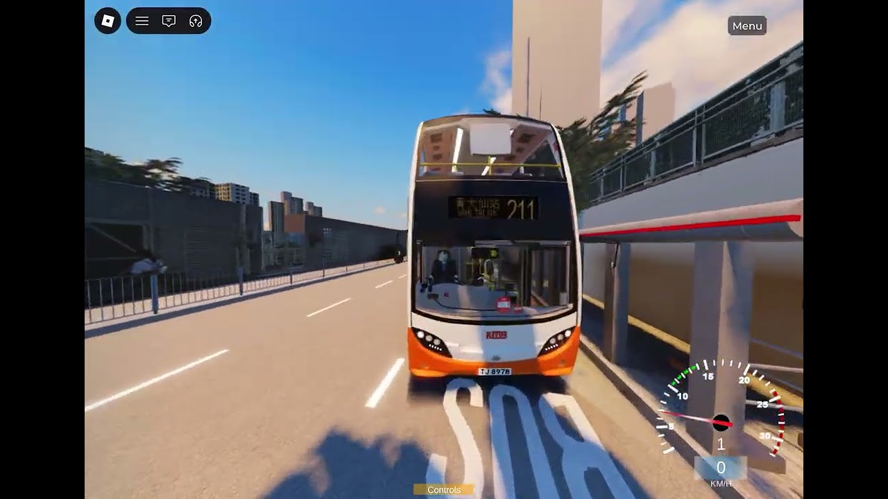［雙層豪華巴士上翠竹花園］ROBLOX KOWLOON EAST  211路線【翠竹花園🔁黃大仙站】