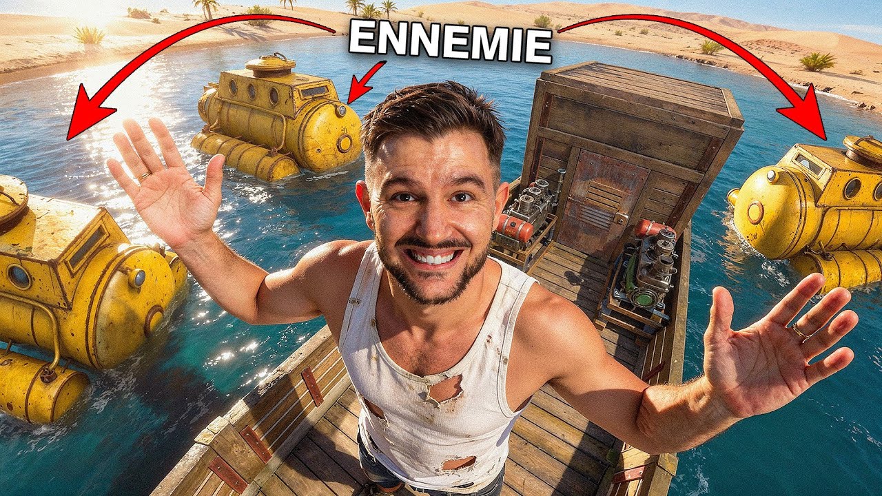 Rust - Ma meilleure exp&eacute;rience en bateau en solo ou la pire !!