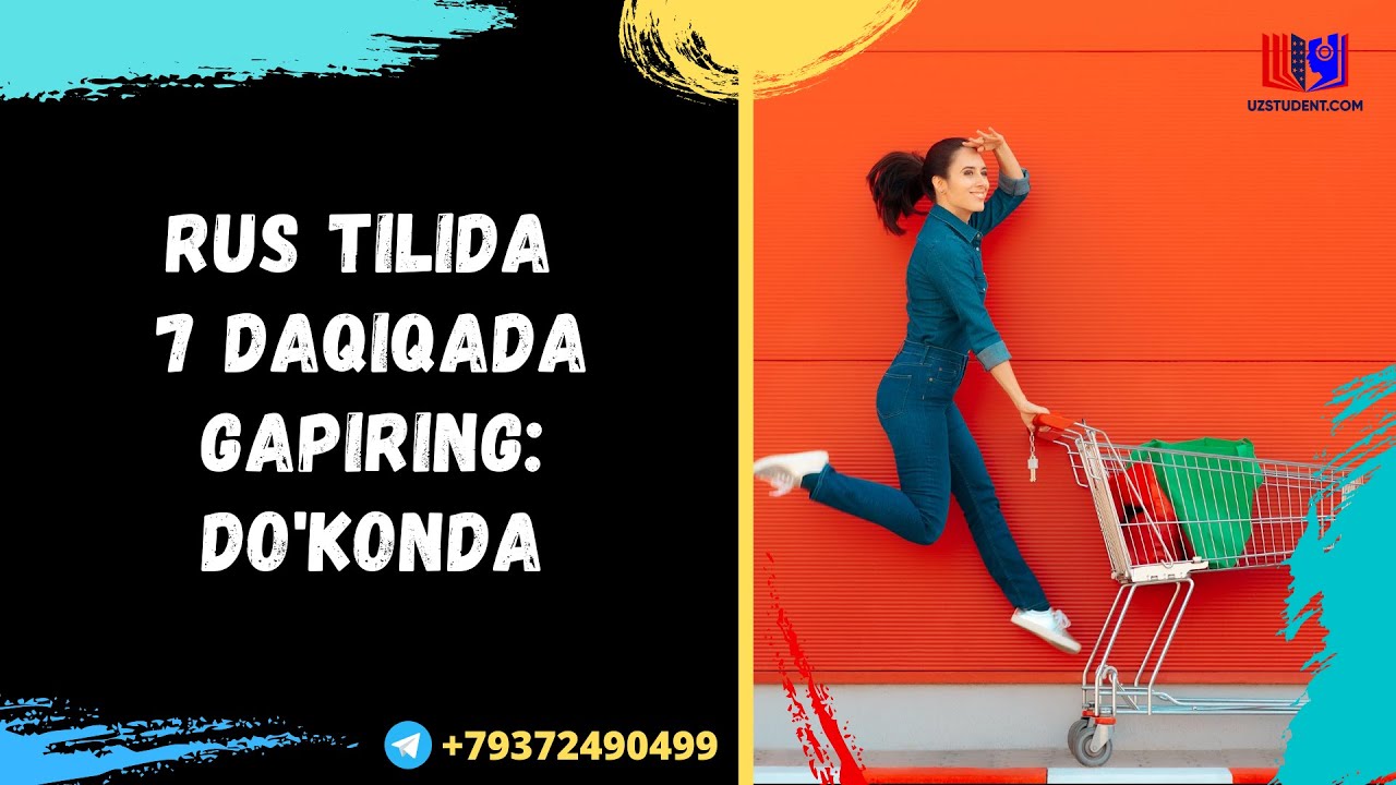 RUS TILIDA 7 DAQIQADA GAPIRING: DO'KONDA