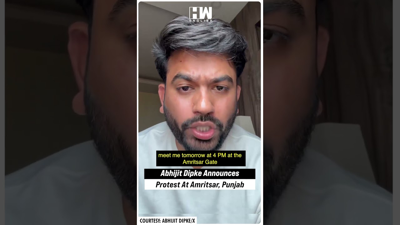 #Shorts | Abhijit Dipke Announces Protest At Amritsar, Punjab | Cockroach Janata Party | Pradhan