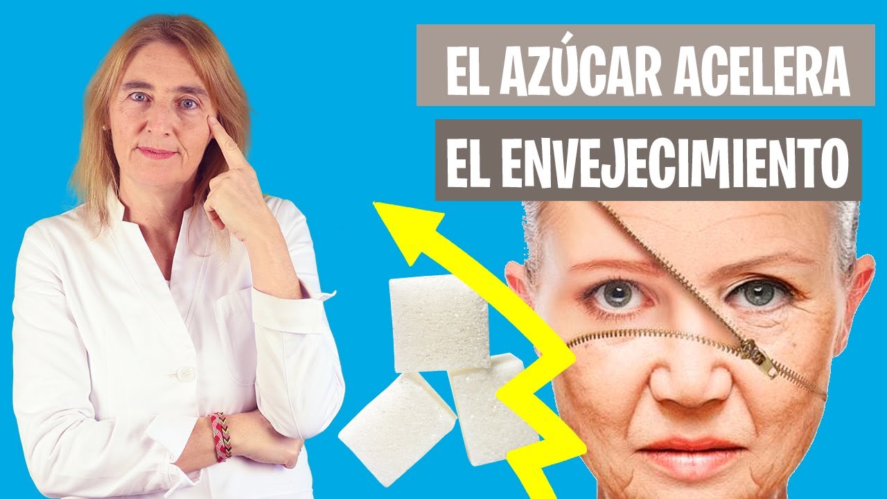 ASÍ el AZÚCAR ENVEJECE tu PIEL | Pierdes juventud consumiendo azúcar | Nutrición clínica