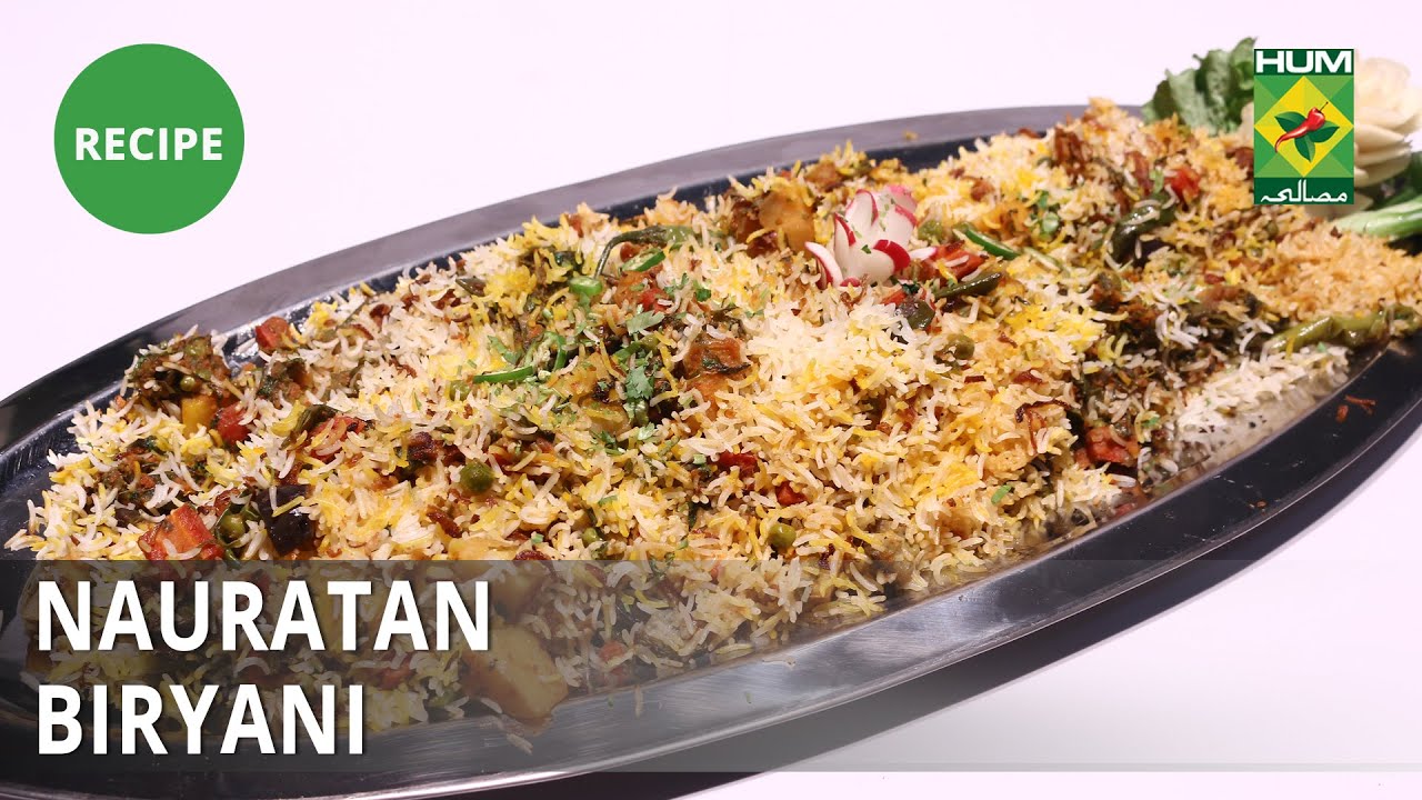Nauratan Biryani Recipe | Masala Mornings | Shireen Anwar | Desi Food