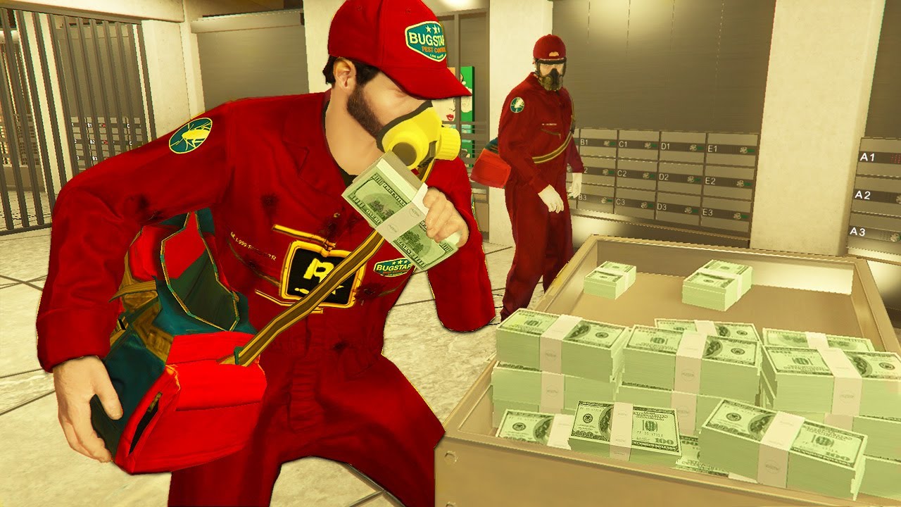 Я попробовал совершить своё первое ограбление в GTA Online