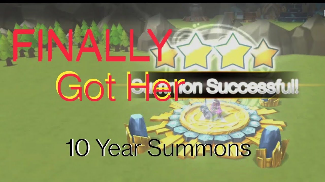 Summoners War~ 10 Year Summons~ Finally Pulled Her