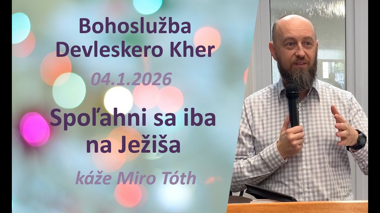 Spoľahni sa iba na Ježiša