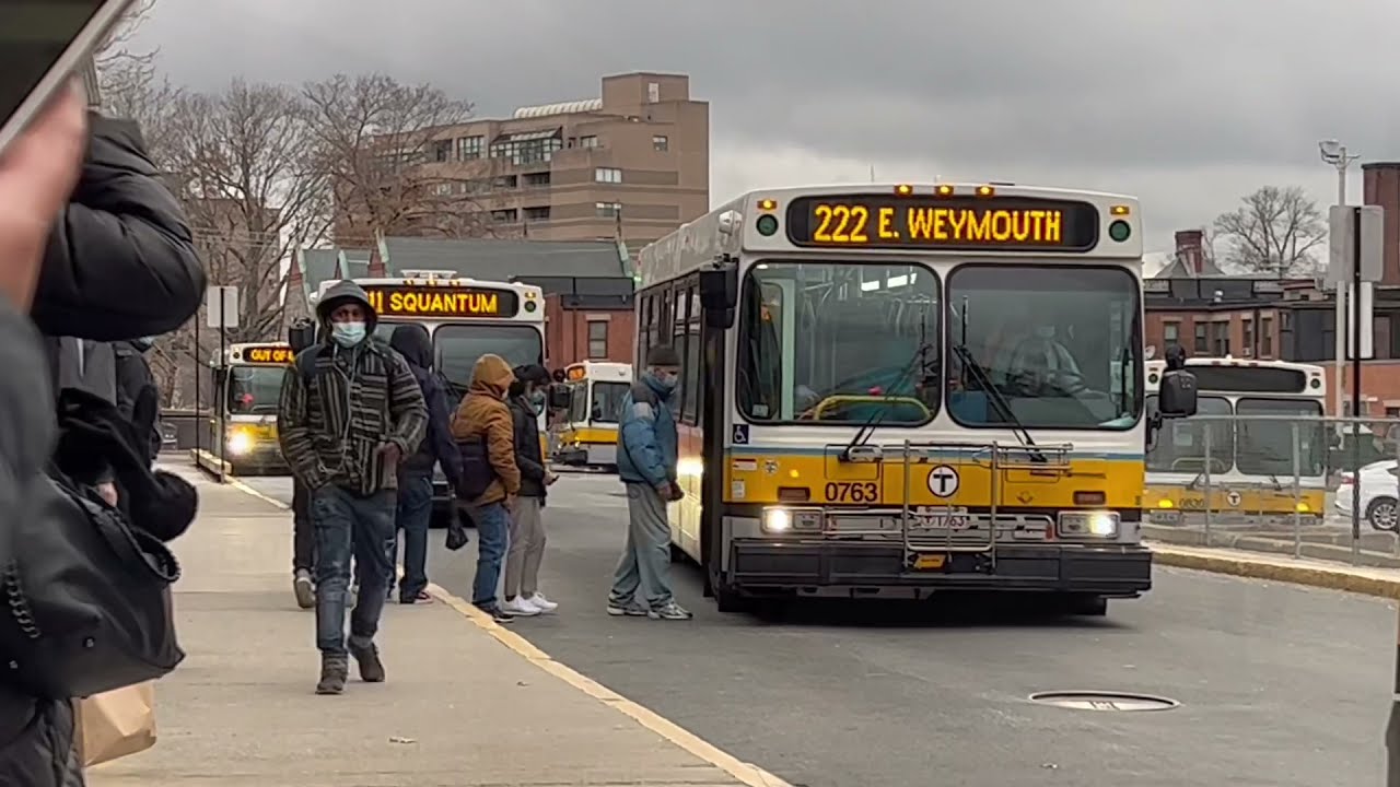 MBTA Bus Action: Quincy Division - December 2021 [HD]