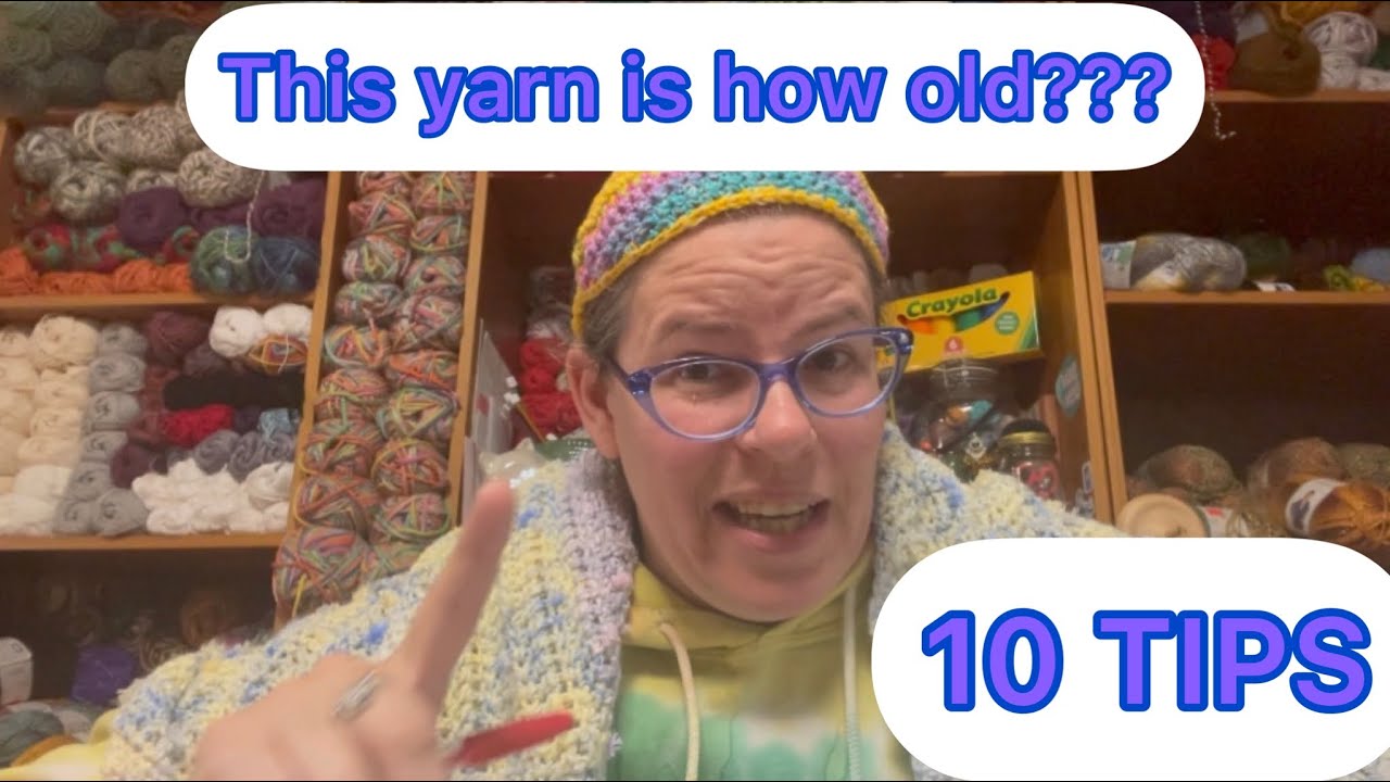 How old is this yarn? 10 tips to determine yarn age #vintageyarn Vintage Yarn Thrift Yarn #thrifting