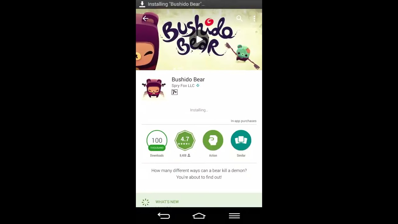 Bushido Bear by Spry Fox