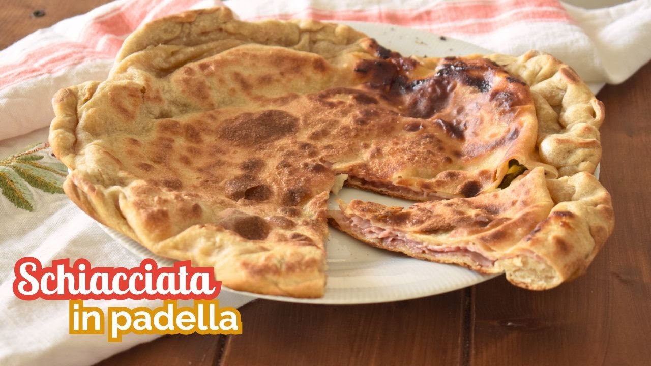 Schiacciata in padella - ricetta veloce senza lievito