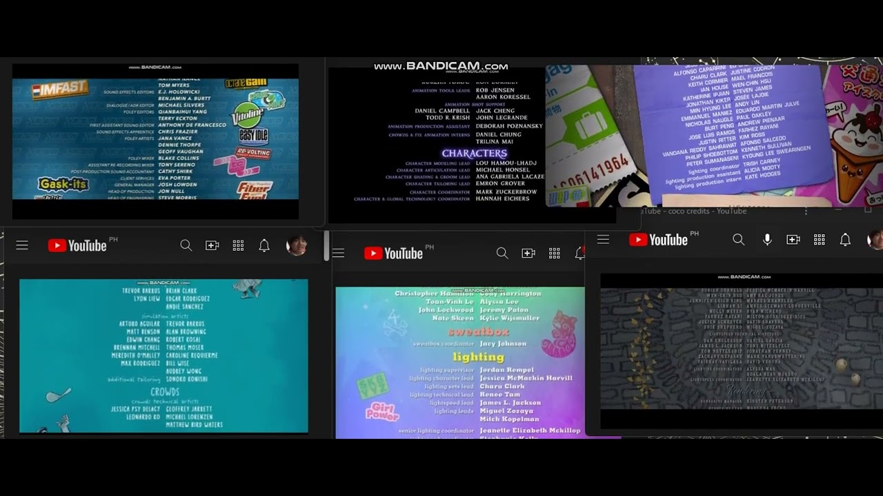 pixar credits once