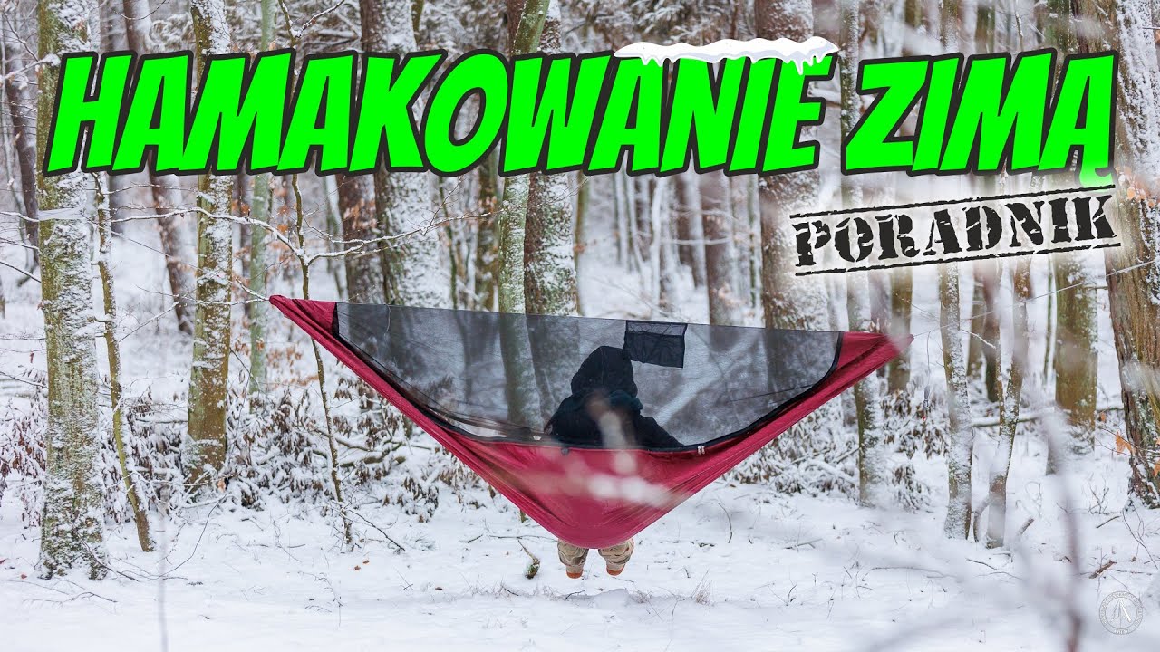 Spanie w lesie, w hamaku zimą - PORADNIK feat. Flyhamak