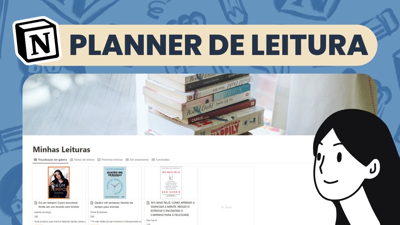 Como organizar suas leituras no Notion em 2023 | Acompanhe seu progresso de leitura!