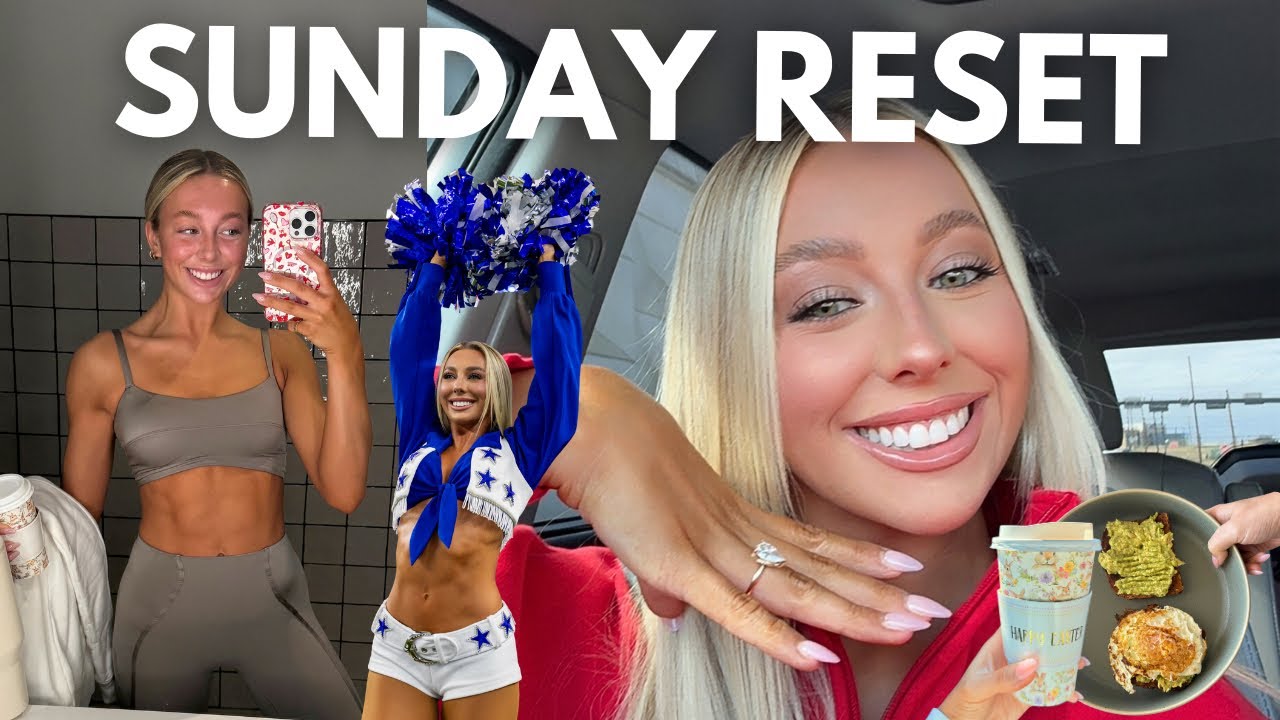 Realistic Sunday Reset | workout, church, DCC, cleaning + more!