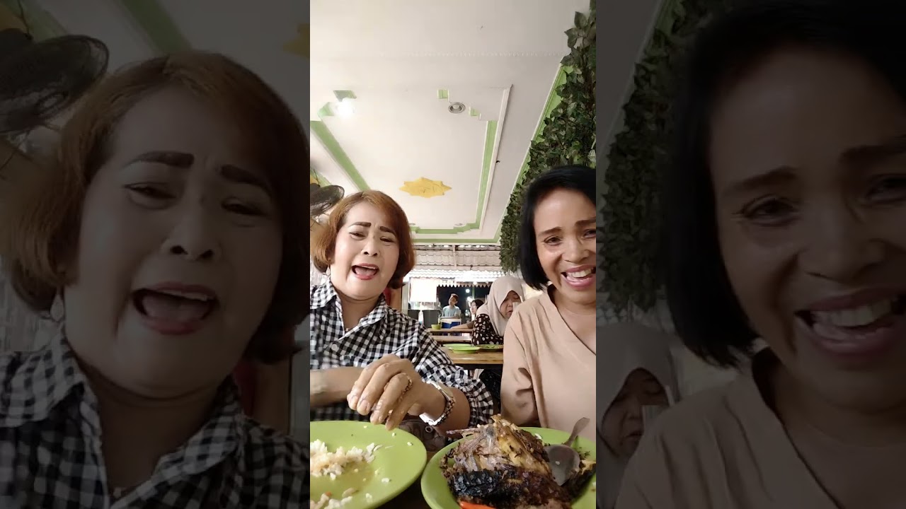 Makan di RM BARBIE Lubis bersama Op. Arga bortin di depan pusat pasar Medan