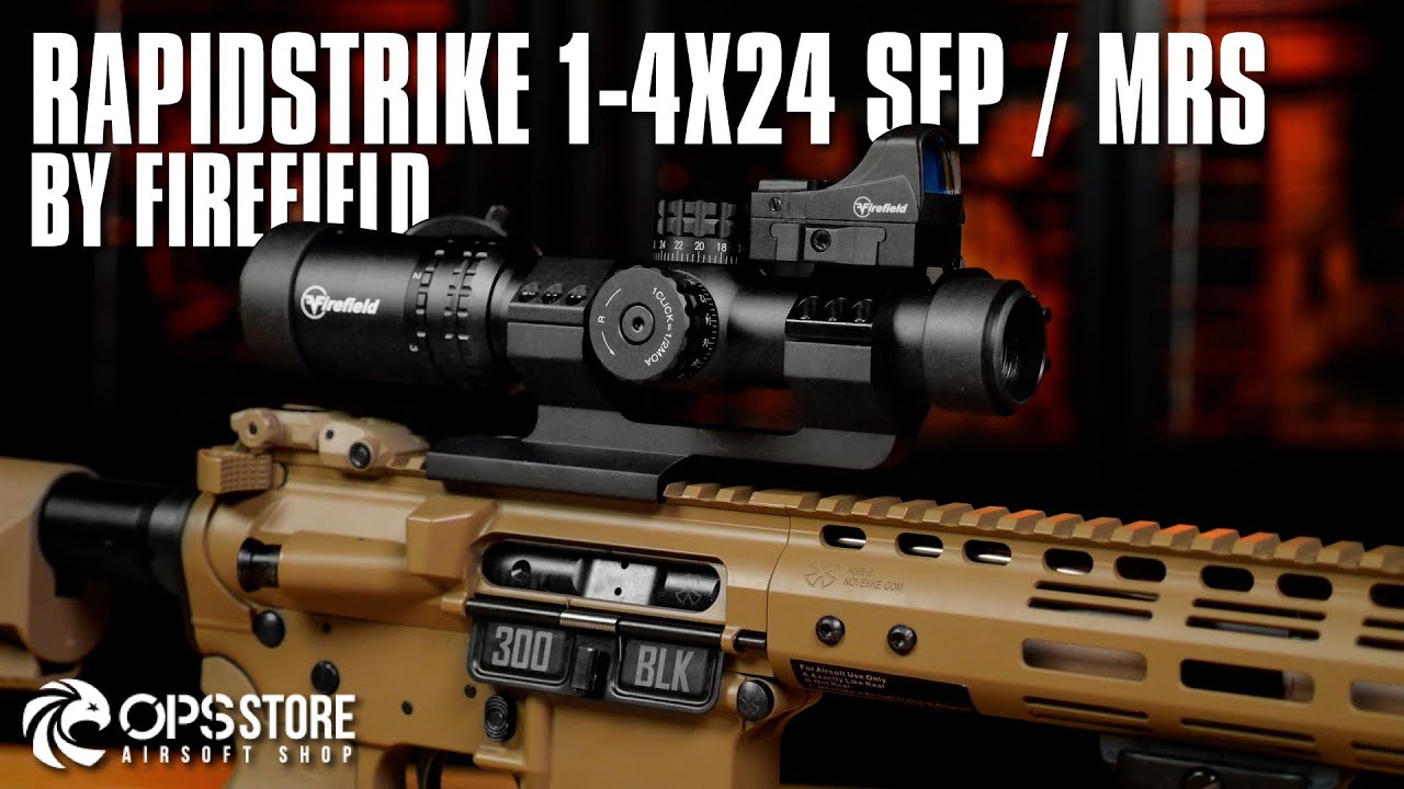 Lunette de visée Rapidstrike 1-4x24 SFP MRS: Une Lunette au Rapport Qualité Prix Excellent [ENG SUB]