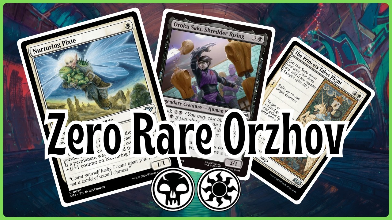 Zero Rare | Orzhov Bounce Pixie & Princess | Artisan Standard Budget Deck | MTG Arena