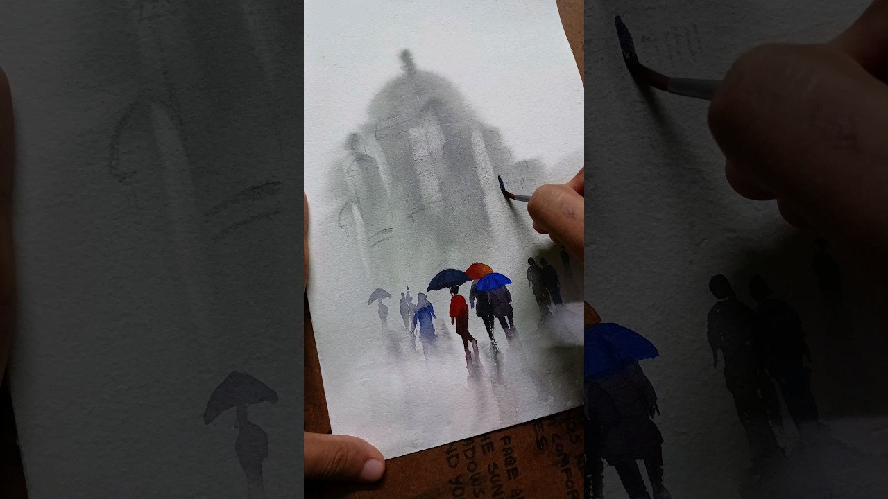 watercolor landscape 3 