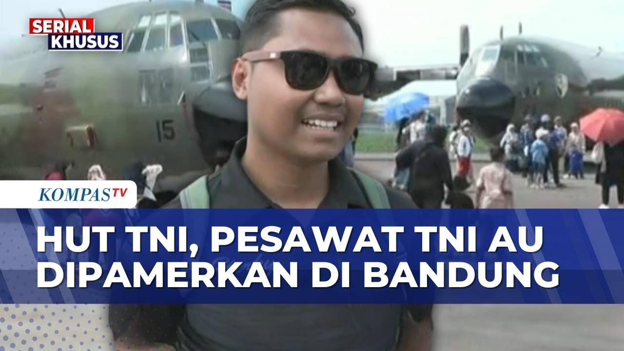 Peringati HUT ke-80 TNI, Lanud Husein Sastranegara Pamerkan Pesawat TNI AU