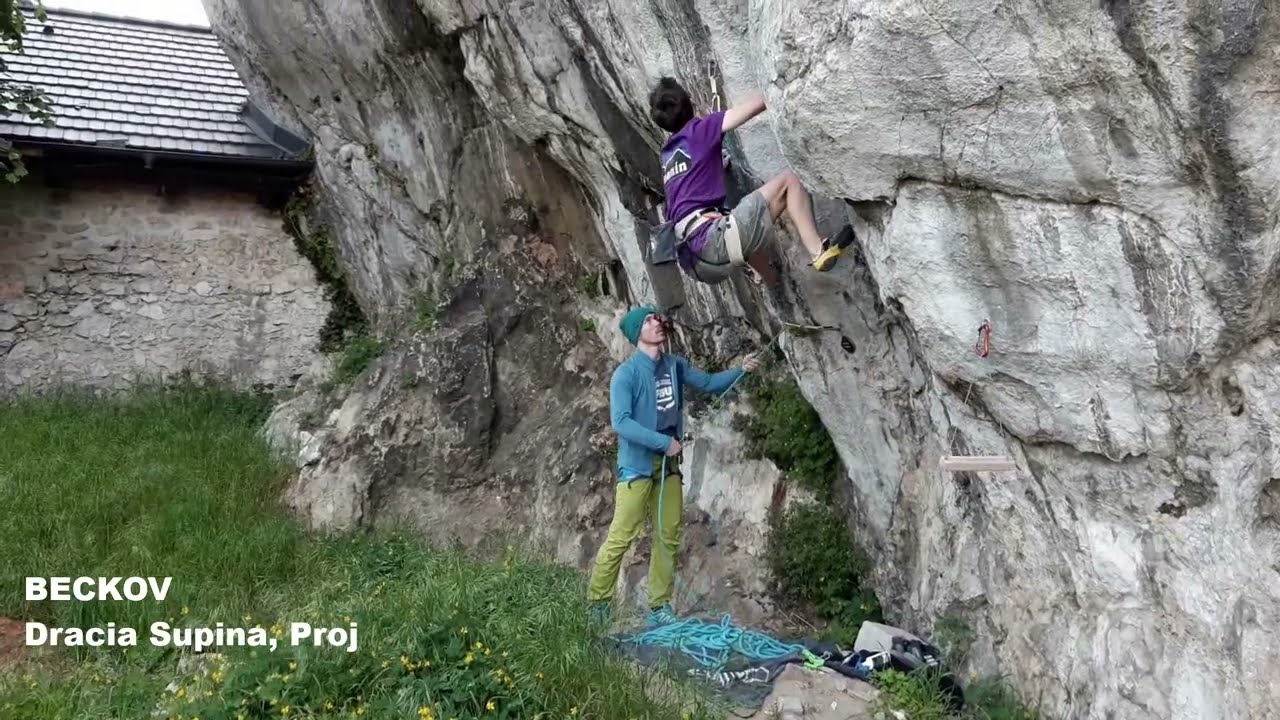 Dračia &Scaron;upina 10+ (8b+) FA, Beckov
