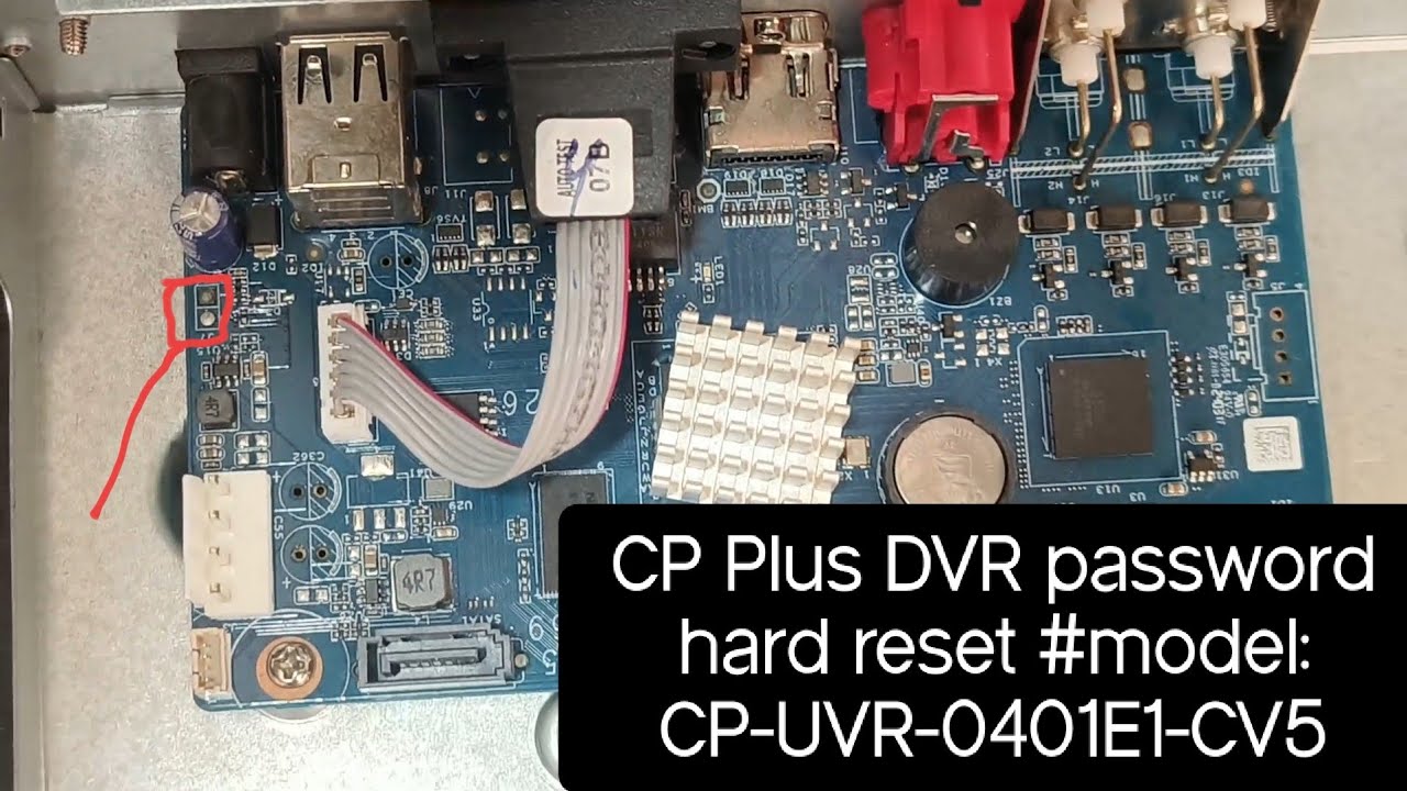CP Plus DVR password hard reset #model  CP-UVR-0401E1-CV5