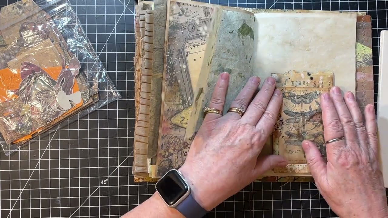 Wee Forest Folks Journal - Finishing It Off! - Craft with Me!