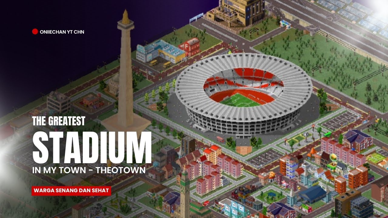 Aku membangun bangunan yang besar sekali ... TheoTown Indonesia