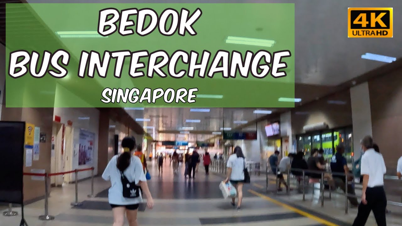 Bedok Bus Interchange | Singapore Walking Tour | Nov 2021 [4K]