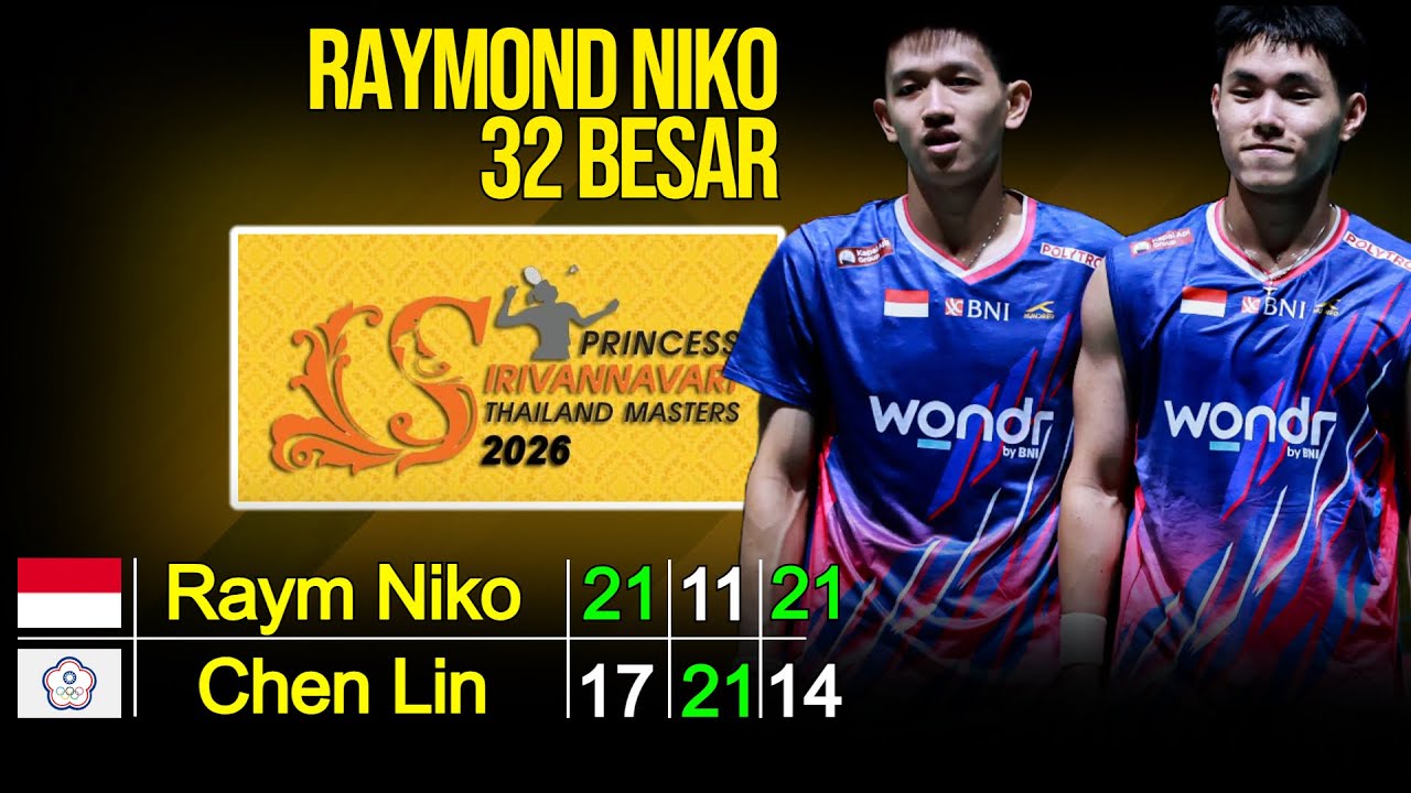 R32 Thailand Masters 2026 BWF S300 | Live Badminton Reaction + Score