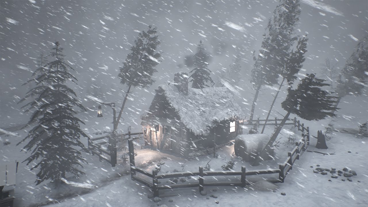 MIGHTY SNOWSTORM | Freezing Blizzard & Howling Wind Sounds for Deep Sleep | Polar Night Drift