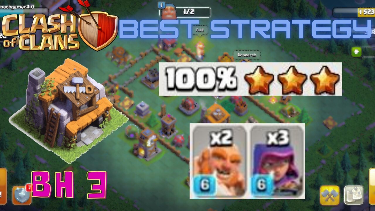 POWERFUL BH3 ATTACK STRATEGY (Builder Hall 3)