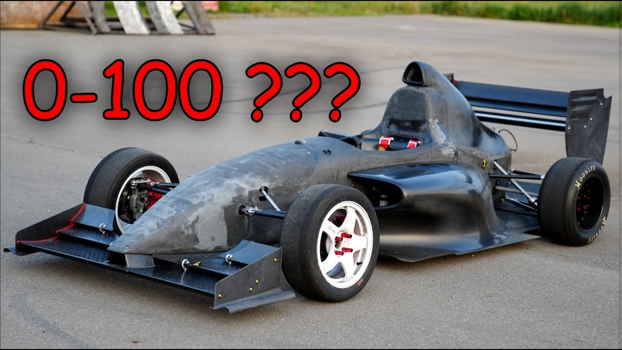 На что способен самодельный гоночный болид - до сотки разгонится?
