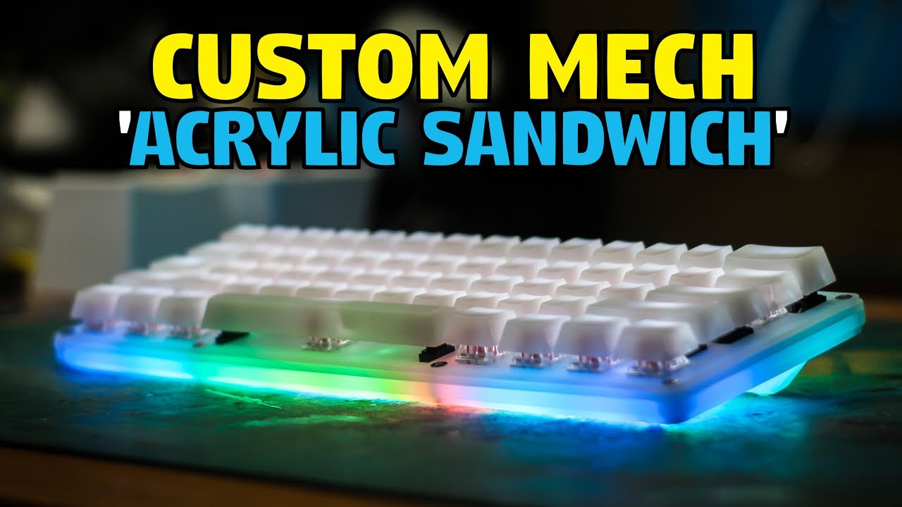 Kailh BOX Red Mechanical Keyboard Build : 60% B.face with Acrylic Case